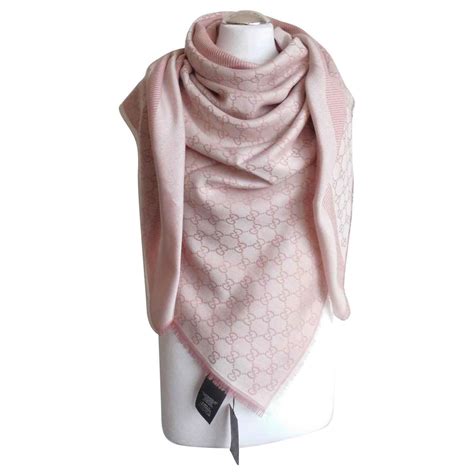 gucci silk & wood caddy pink|gucci wool and silk scarf.